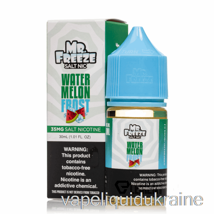 Vape Liquid Ukraine Watermelon Frost - Mr Freeze Salts - 30mL 50mg